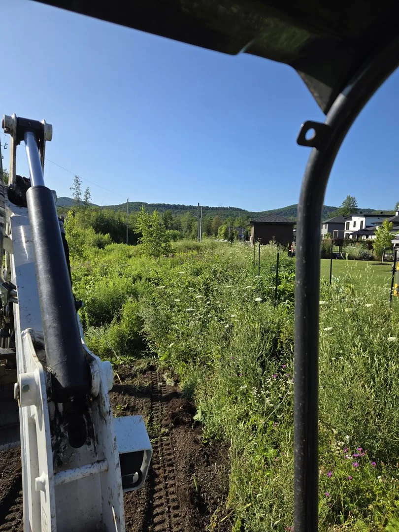 Avant — terrain avant travaux